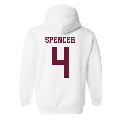 Texas A&M - NCAA Women's Basketball : Chaney Spencer - Classic Shersey Hooded Sweatshirt-1