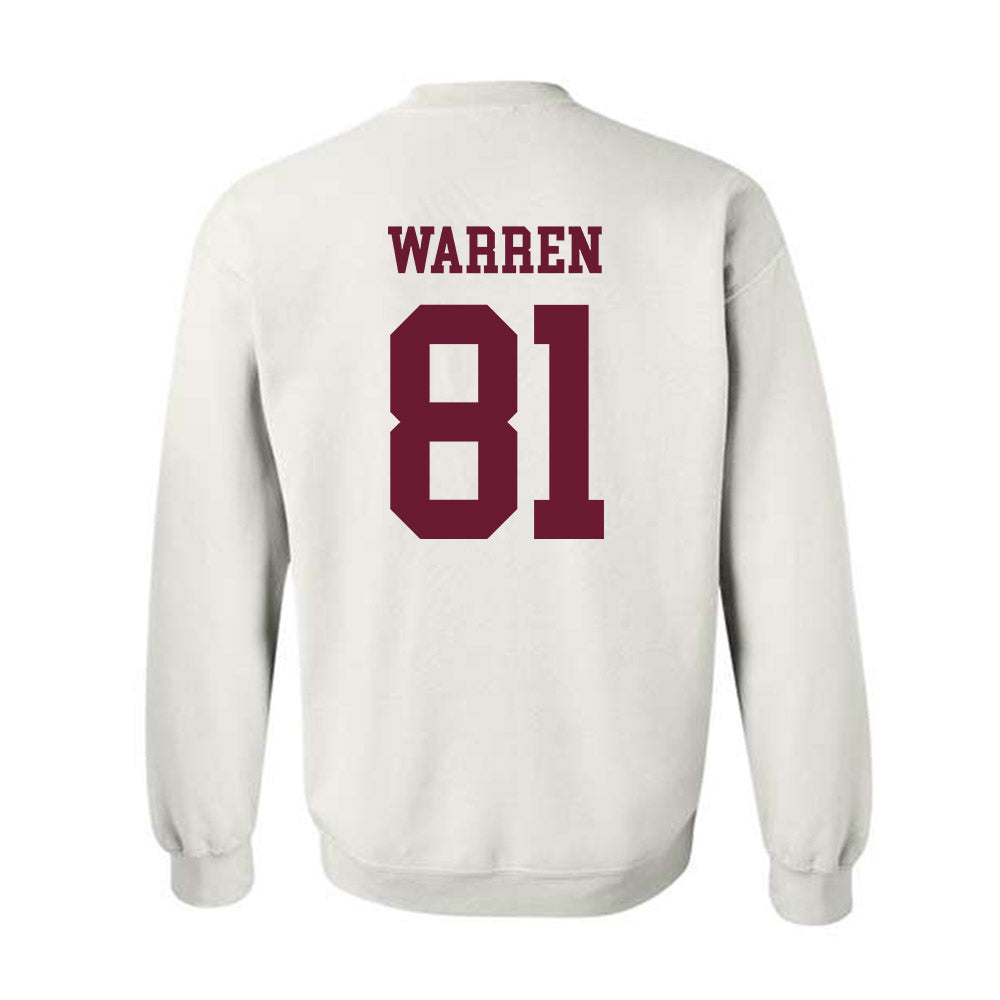 Texas A&M - NCAA Football : Jayden Warren - Classic Shersey Crewneck Sweatshirt-1