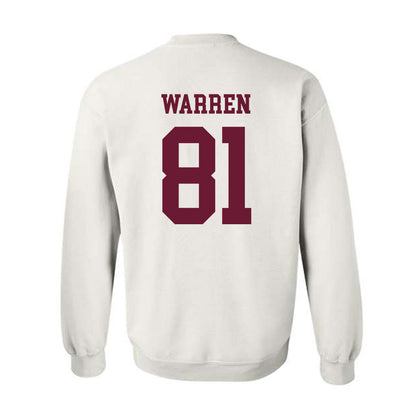 Texas A&M - NCAA Football : Jayden Warren - Classic Shersey Crewneck Sweatshirt-1