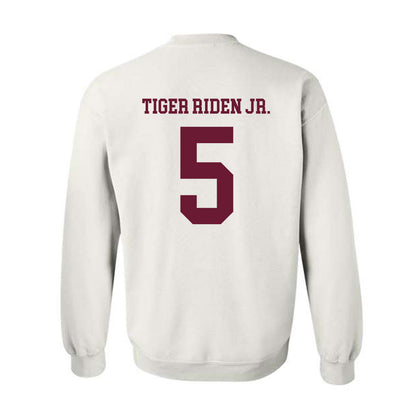 Texas A&M - NCAA Football : Deondrae Tiger Riden Jr. - Classic Shersey Crewneck Sweatshirt-1