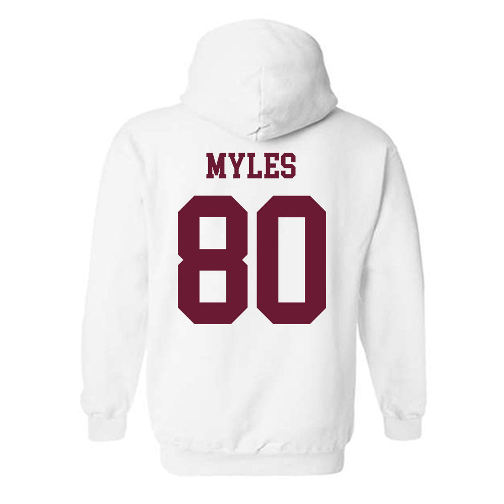 Texas A&M - NCAA Football : Jerome Myles - Classic Shersey Hooded Sweatshirt-1