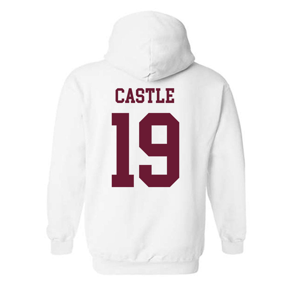 Texas A&M - NCAA Women's Volleyball : Kaia Castle - Classic Shersey Hooded Sweatshirt-1