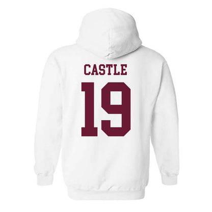 Texas A&M - NCAA Women's Volleyball : Kaia Castle - Classic Shersey Hooded Sweatshirt-1
