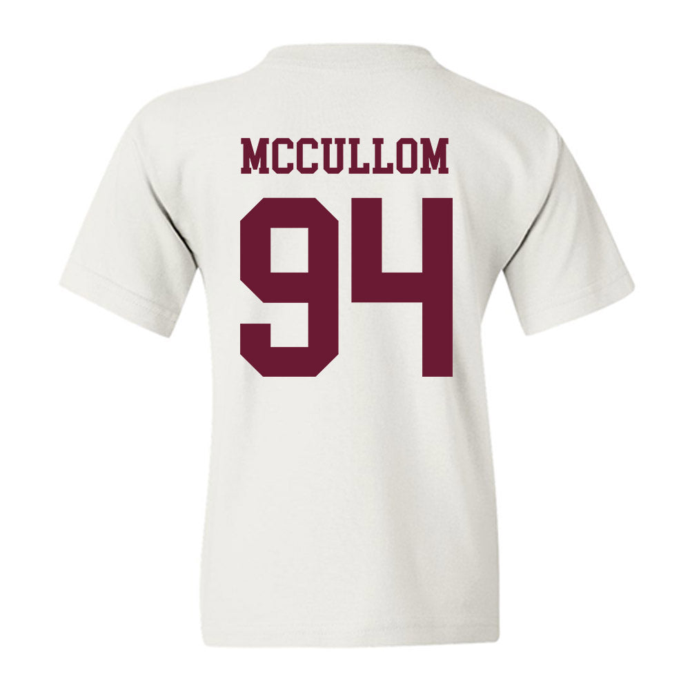 Texas A&M - NCAA Football : Angelo McCullom - Classic Shersey Youth T-Shirt-1