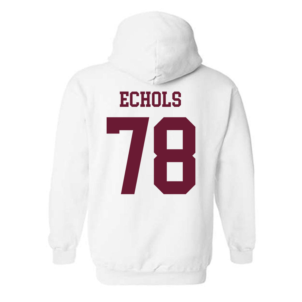 Texas A&M - NCAA Football : Coen Echols - Classic Shersey Hooded Sweatshirt-1