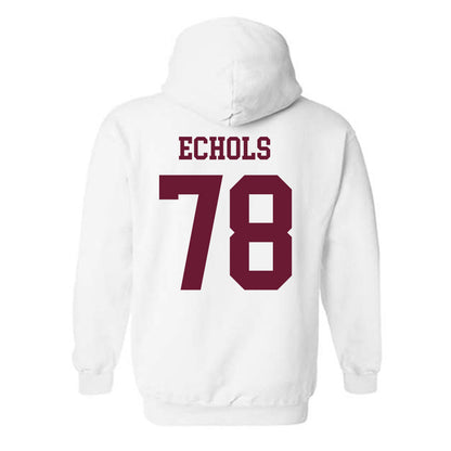Texas A&M - NCAA Football : Coen Echols - Classic Shersey Hooded Sweatshirt-1