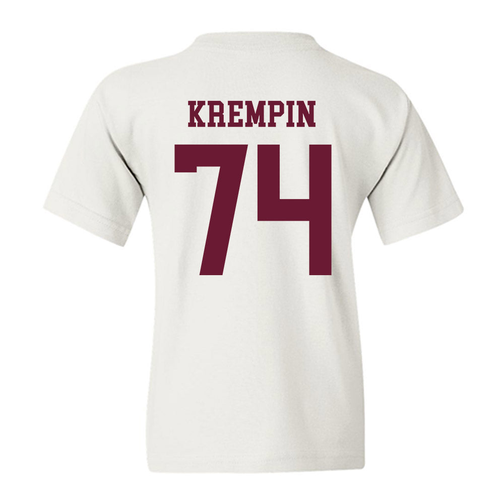 Texas A&M - NCAA Football : Zaden Krempin - Classic Shersey Youth T-Shirt-1