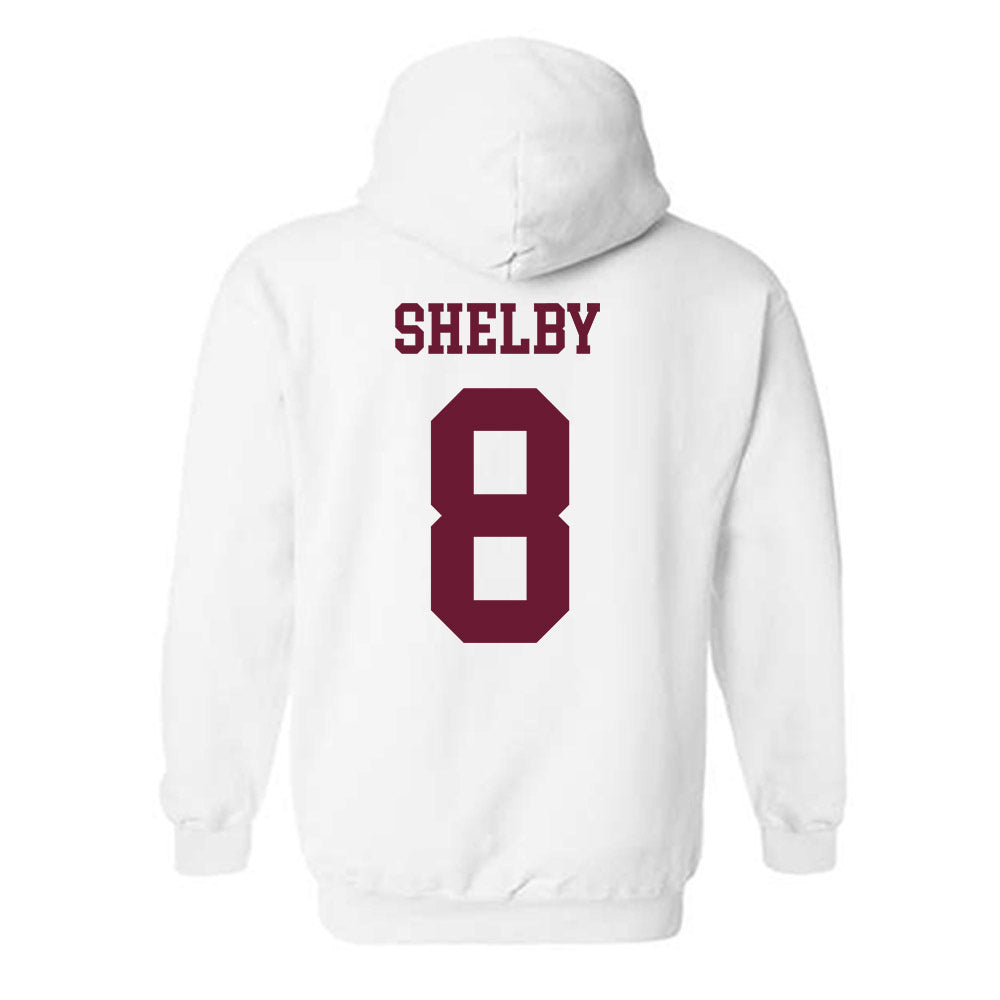 Texas A&M - NCAA Men's Basketball : Noah Shelby - Classic Shersey Hooded Sweatshirt-1