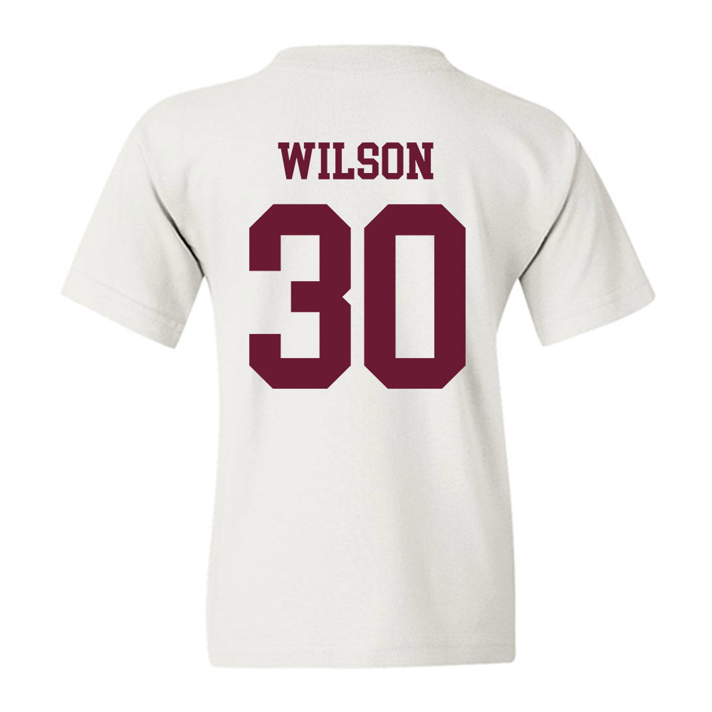 Texas A&M - NCAA Baseball : Kaiden Wilson - Classic Shersey Youth T-Shirt-1