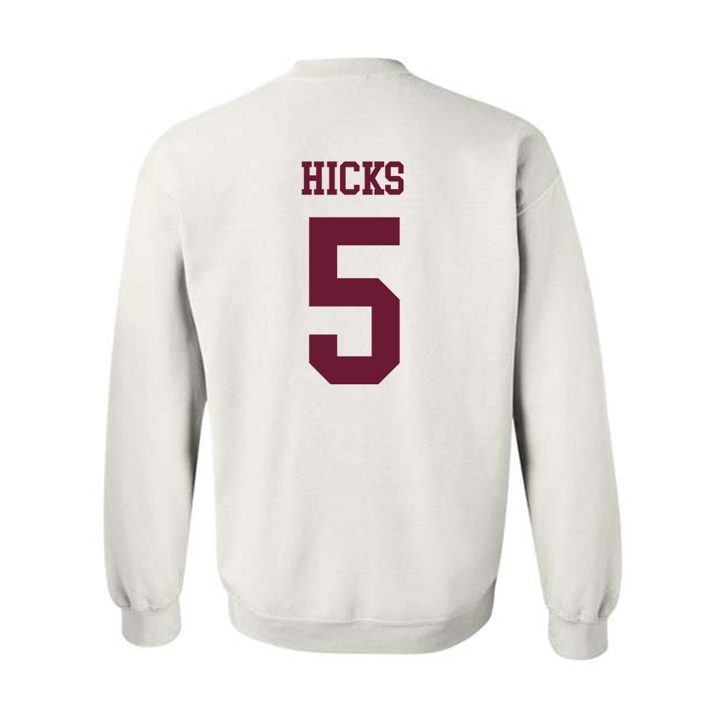 Texas A&M - NCAA Football : DJ Hicks - Classic Shersey Crewneck Sweatshirt-1