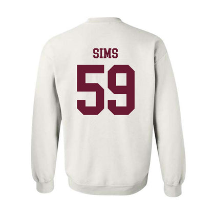 Texas A&M - NCAA Football : Chace Sims - Classic Shersey Crewneck Sweatshirt-1