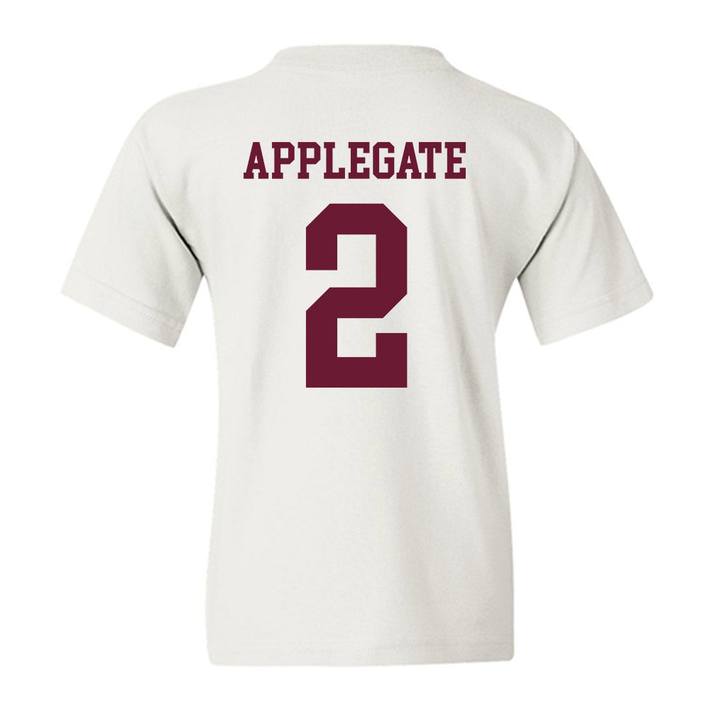 Texas A&M - NCAA Women's Volleyball : Addi Applegate - Classic Shersey Youth T-Shirt-1