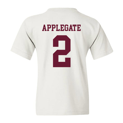 Texas A&M - NCAA Women's Volleyball : Addi Applegate - Classic Shersey Youth T-Shirt-1