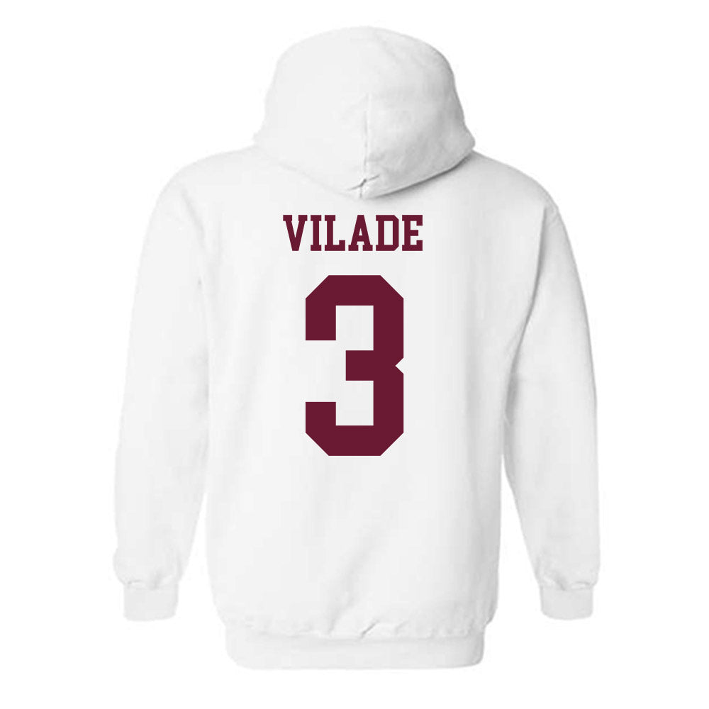 Texas A&M - NCAA Baseball : Trent Vilade - Classic Shersey Hooded Sweatshirt-1