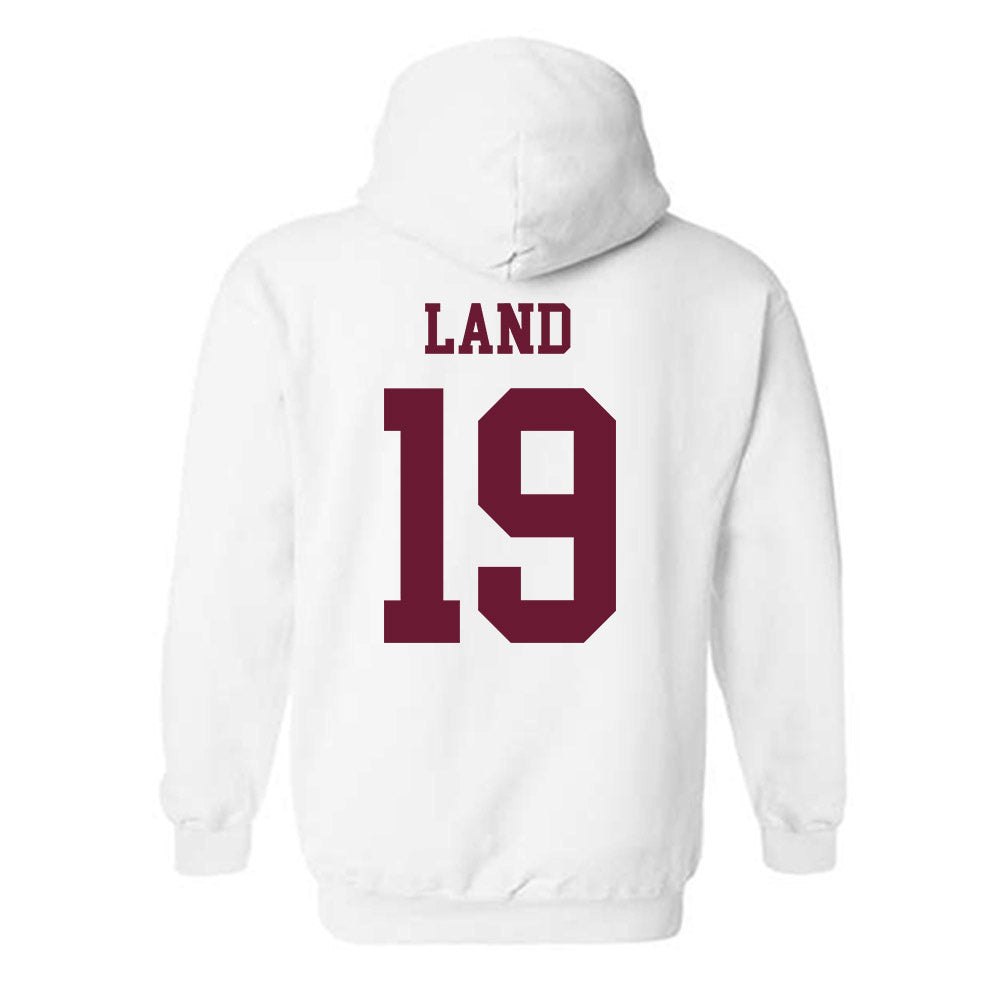 Texas A&M - NCAA Football : Paxton Land - Classic Shersey Hooded Sweatshirt-1