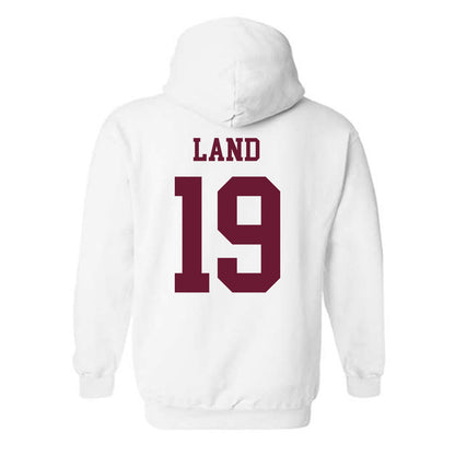 Texas A&M - NCAA Football : Paxton Land - Classic Shersey Hooded Sweatshirt-1