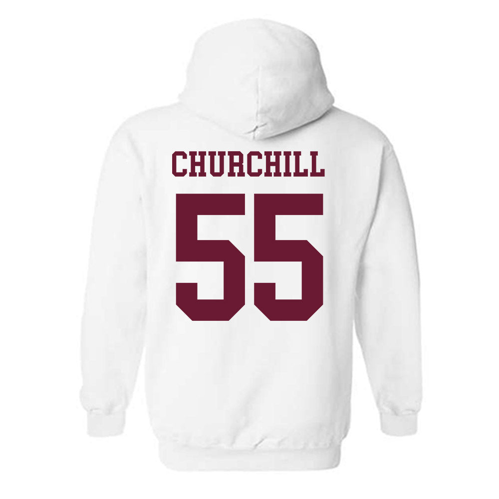 Texas A&M - NCAA Women's Soccer : Ireland Churchill - Classic Shersey Hooded Sweatshirt-1
