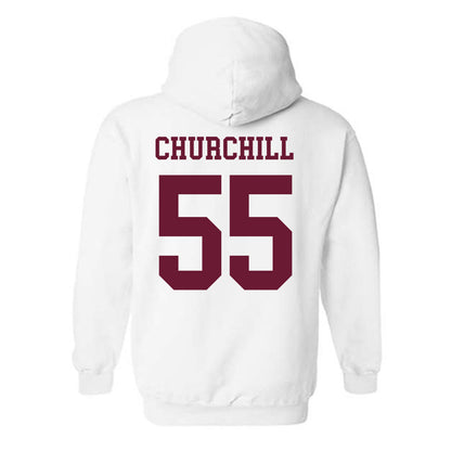 Texas A&M - NCAA Women's Soccer : Ireland Churchill - Classic Shersey Hooded Sweatshirt-1