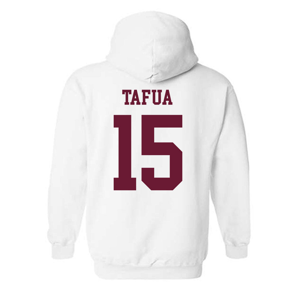 Texas A&M - NCAA Football : Caleb Tafua - Classic Shersey Hooded Sweatshirt-1