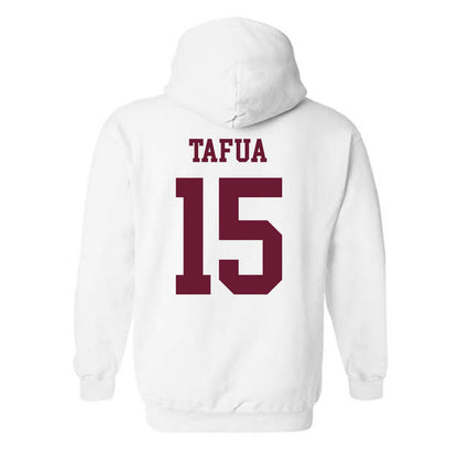 Texas A&M - NCAA Football : Caleb Tafua - Classic Shersey Hooded Sweatshirt-1