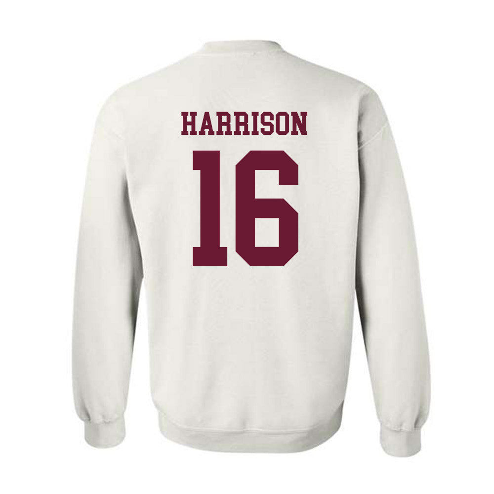 Texas A&M - NCAA Baseball : Connor Harrison - Classic Shersey Crewneck Sweatshirt-1