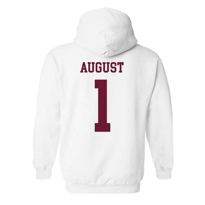 Texas A&M - NCAA Women's Soccer : Makenna August - Classic Shersey Hooded Sweatshirt-1