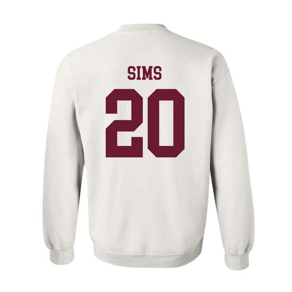 Texas A&M - NCAA Baseball : Aiden Sims - Classic Shersey Crewneck Sweatshirt-1