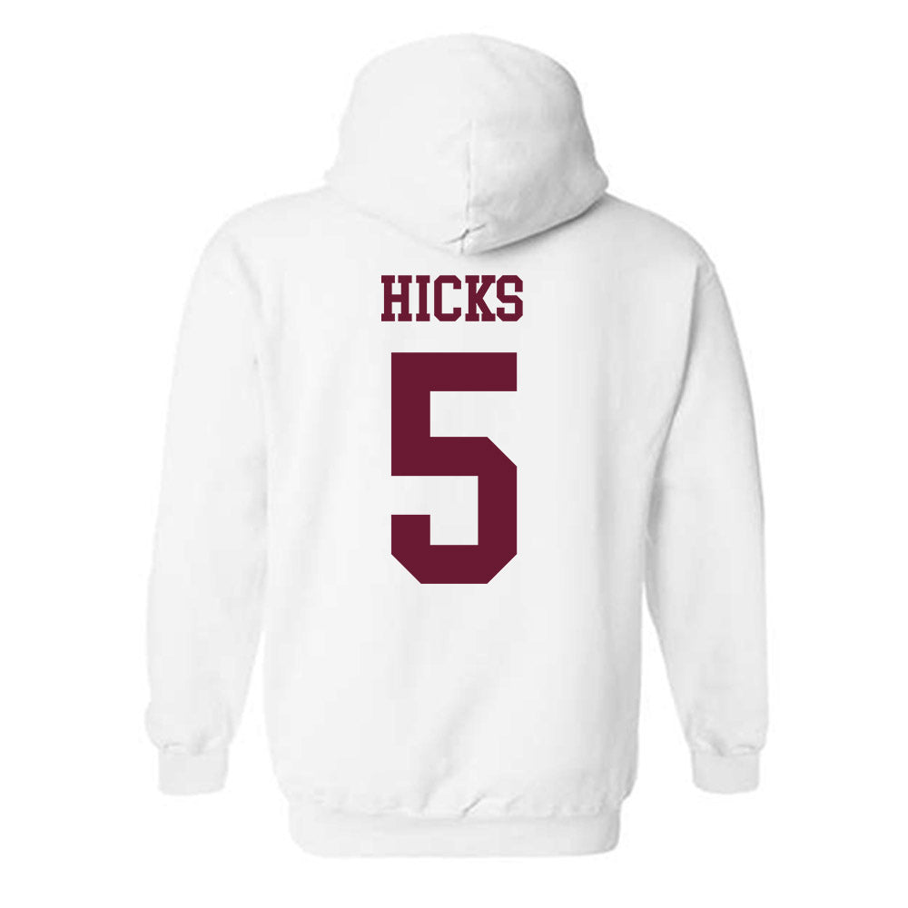 Texas A&M - NCAA Football : DJ Hicks - Classic Shersey Hooded Sweatshirt-1