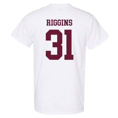 Texas A&M - NCAA Football : Kelvion Riggins - Classic Shersey T-Shirt-1