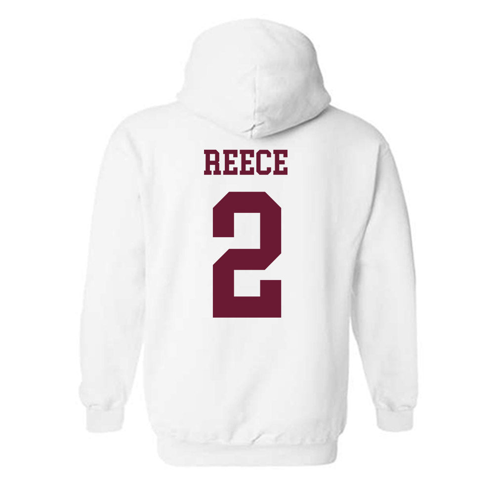 Texas A&M - NCAA Men's Basketball : Jalen Reece - Classic Shersey Hooded Sweatshirt-1