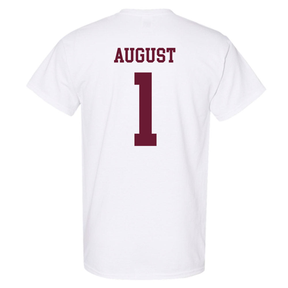 Texas A&M - NCAA Women's Soccer : Makenna August - Classic Shersey T-Shirt-1