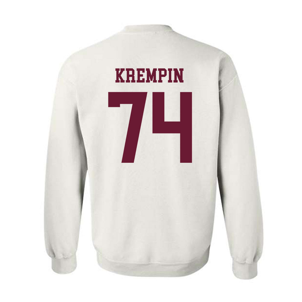 Texas A&M - NCAA Football : Zaden Krempin - Classic Shersey Crewneck Sweatshirt-1