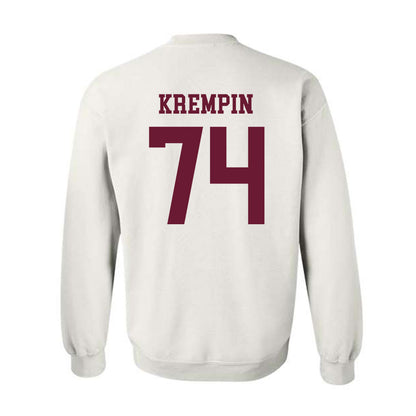 Texas A&M - NCAA Football : Zaden Krempin - Classic Shersey Crewneck Sweatshirt-1