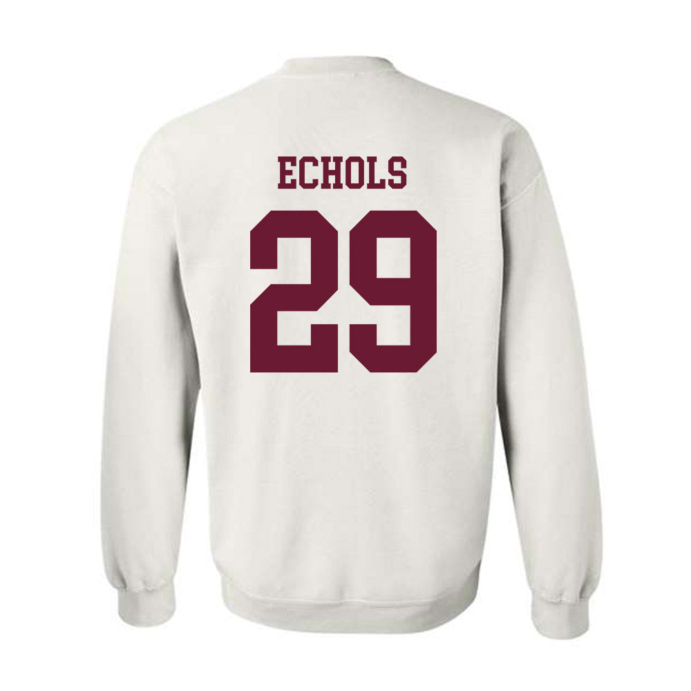 Texas A&M - NCAA Football : Justin Echols - Classic Shersey Crewneck Sweatshirt-1