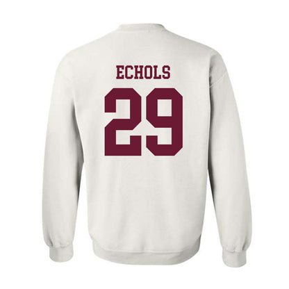 Texas A&M - NCAA Football : Justin Echols - Classic Shersey Crewneck Sweatshirt-1