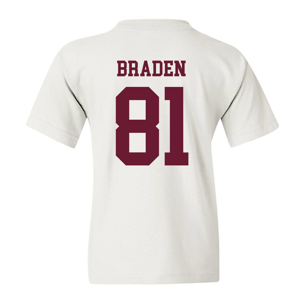 Texas A&M - NCAA Football : Luke Braden - Classic Shersey Youth T-Shirt-1