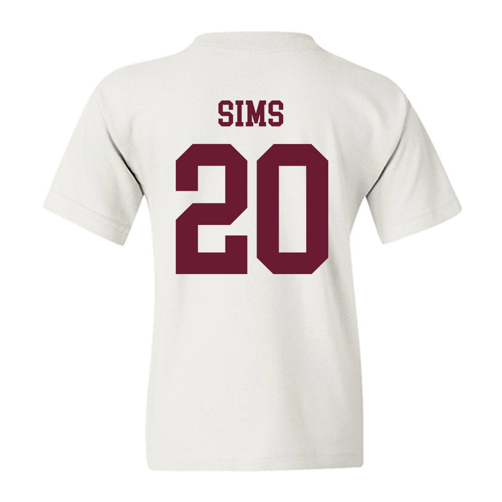 Texas A&M - NCAA Baseball : Aiden Sims - Classic Shersey Youth T-Shirt-1