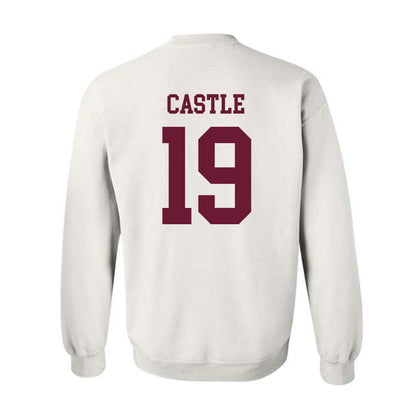 Texas A&M - NCAA Women's Volleyball : Kaia Castle - Classic Shersey Crewneck Sweatshirt-1