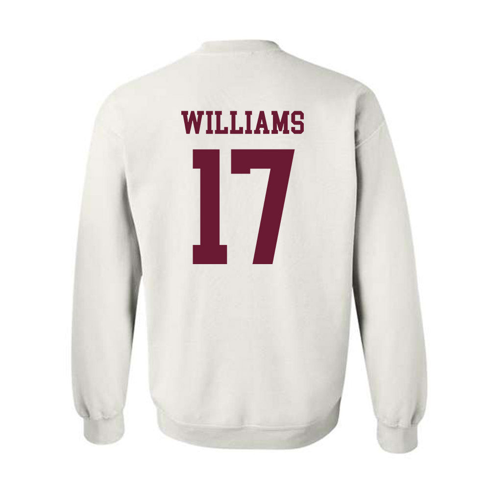 Texas A&M - NCAA Football : Madden Williams - Classic Shersey Crewneck Sweatshirt-1