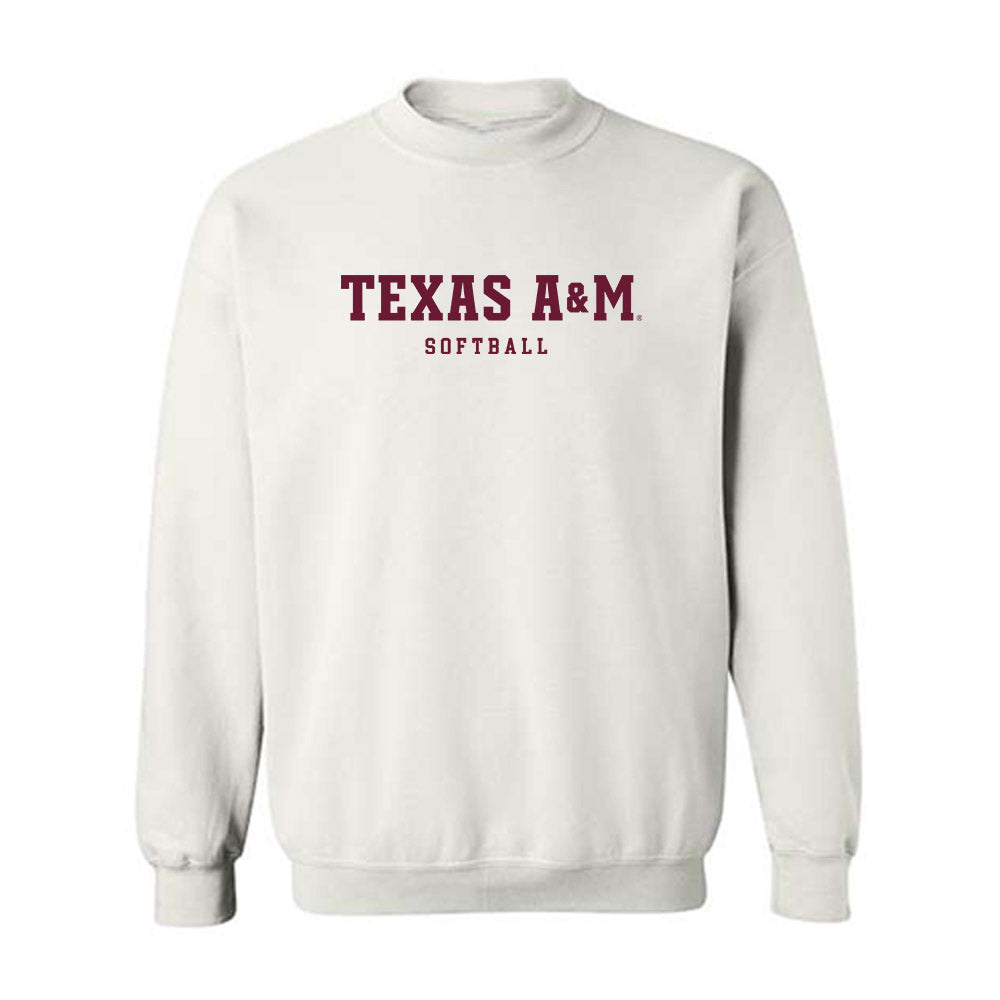 Texas A&M - NCAA Softball : Aubrey Moore - Classic Shersey Crewneck Sweatshirt-0