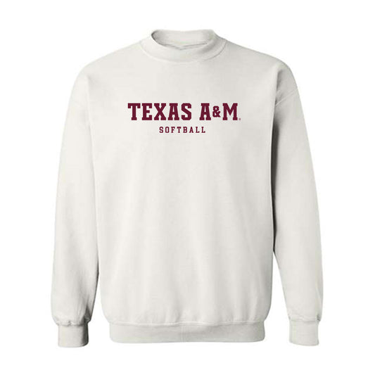 Texas A&M - NCAA Softball : Aubrey Moore - Classic Shersey Crewneck Sweatshirt-0