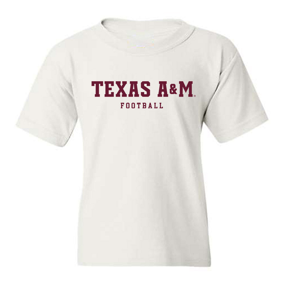 Texas A&M - NCAA Football : Angelo McCullom - Classic Shersey Youth T-Shirt-0