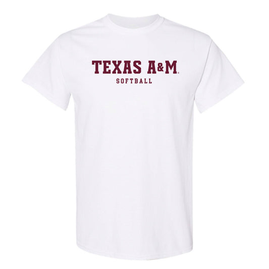 Texas A&M - NCAA Softball : Aubrey Moore - Classic Shersey T-Shirt-0