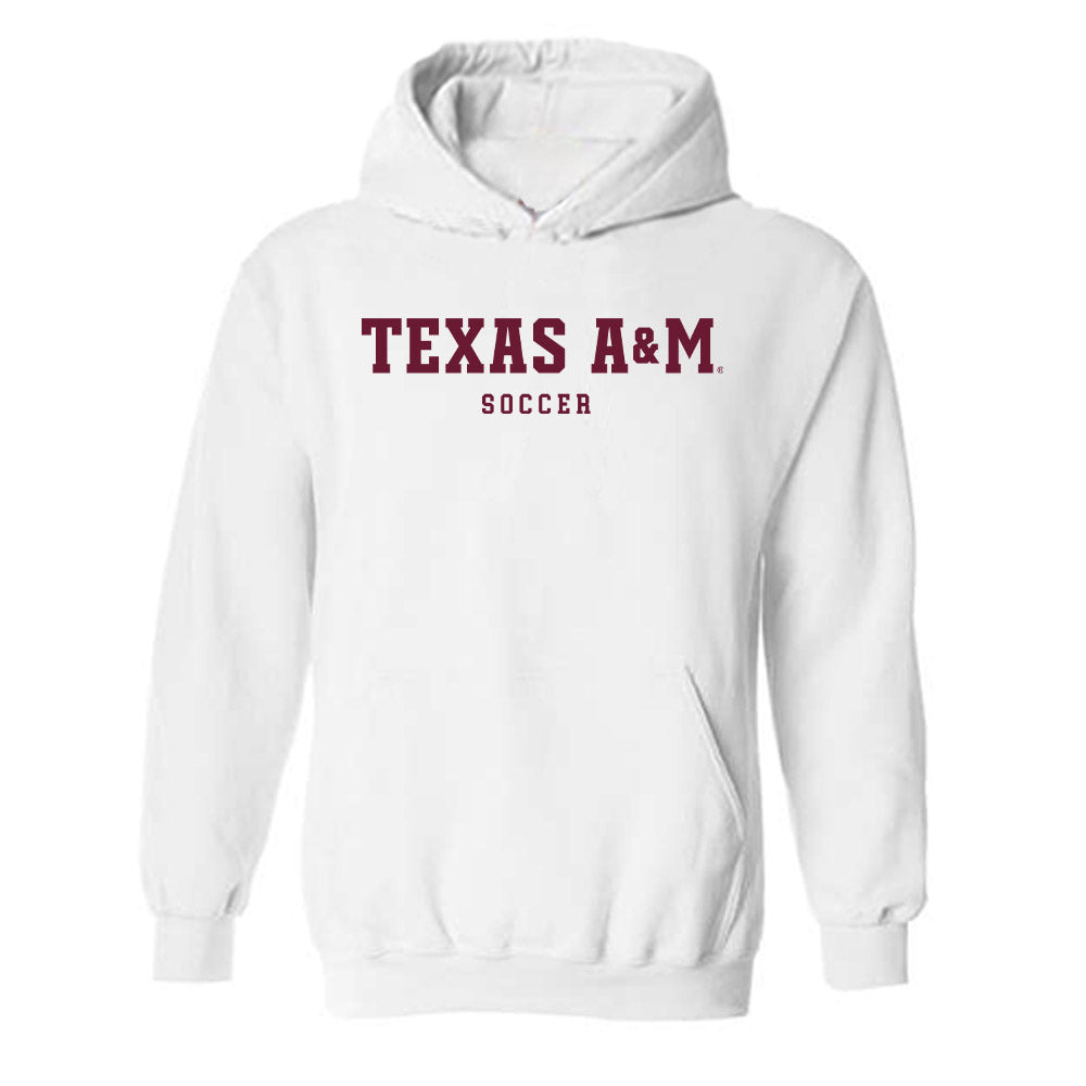Texas A&M - NCAA Women's Soccer : Trinity Buchanan - Classic Shersey Hooded Sweatshirt-0