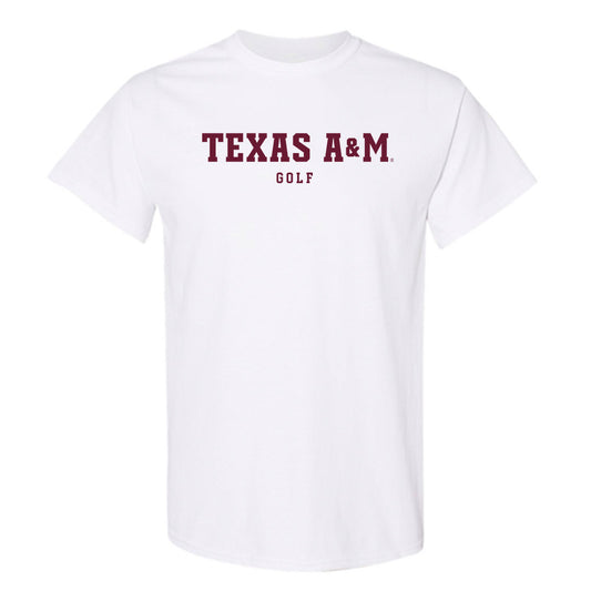 Texas A&M - NCAA Women's Golf : Emerie Schartz - Classic Shersey T-Shirt-0