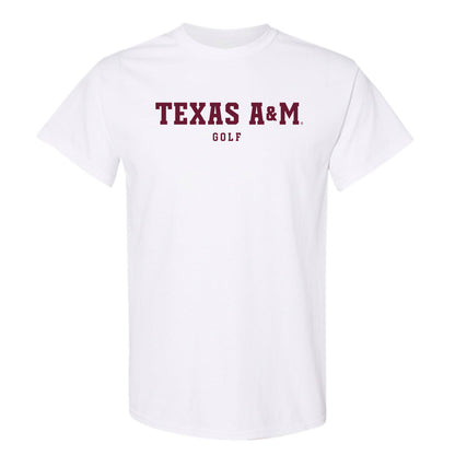 Texas A&M - NCAA Men's Golf : Landon Ashcraft - Classic Shersey T-Shirt-0