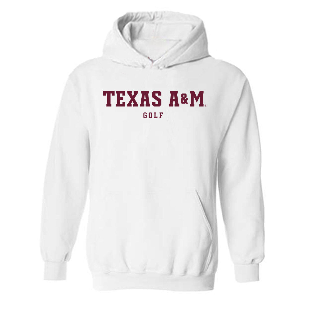 Texas A&M - NCAA Men's Golf : Landon Ashcraft - Classic Shersey Hooded Sweatshirt-0