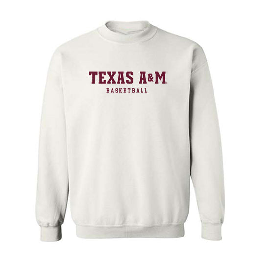 Texas A&M - NCAA Men's Basketball : Jordan Pope - Classic Shersey Crewneck Sweatshirt-0