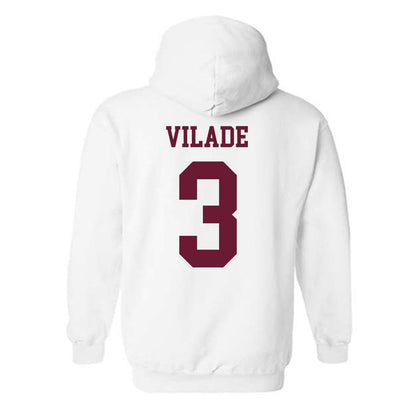 Texas A&M - NCAA Baseball : Trent Vilade - Classic Shersey Hooded Sweatshirt-3
