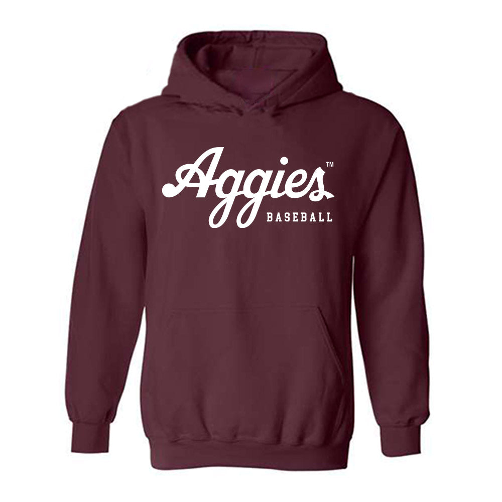 Texas A&M - NCAA Baseball : Chandler Hart - Classic Shersey Hooded Sweatshirt-1